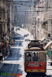 リスボンを走る路面電車