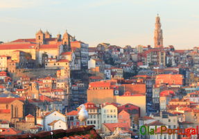 Sun set of Porto, Portugal